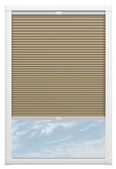 Gaia (Blackout), Latte - Perfect Fit Blind